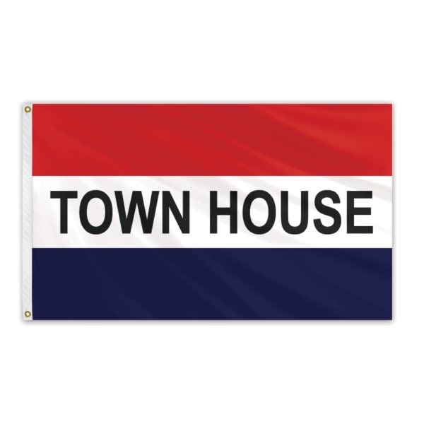 Town House Message Flag 3'x5' Standard Flag
